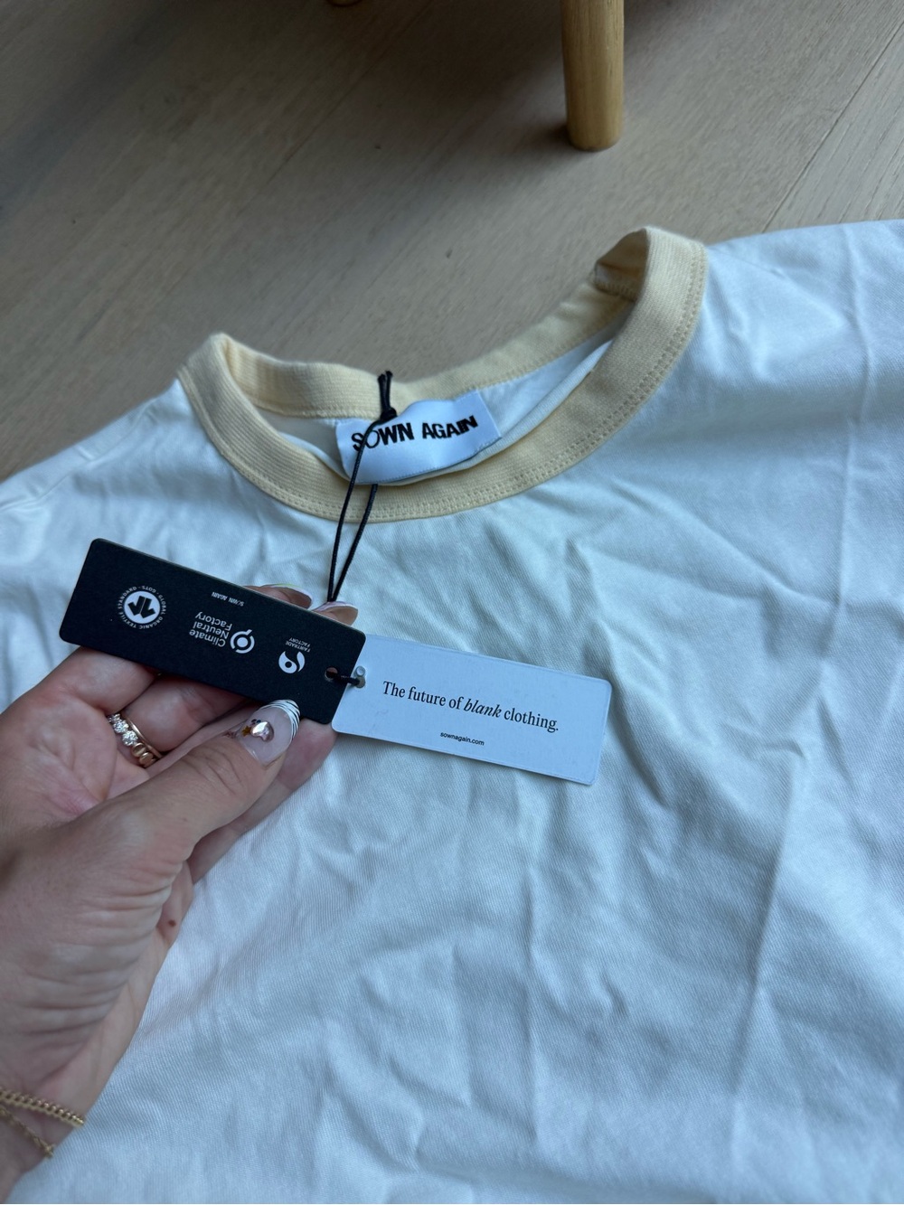 Sown Again Ringer Tee - Picture 5 of 7